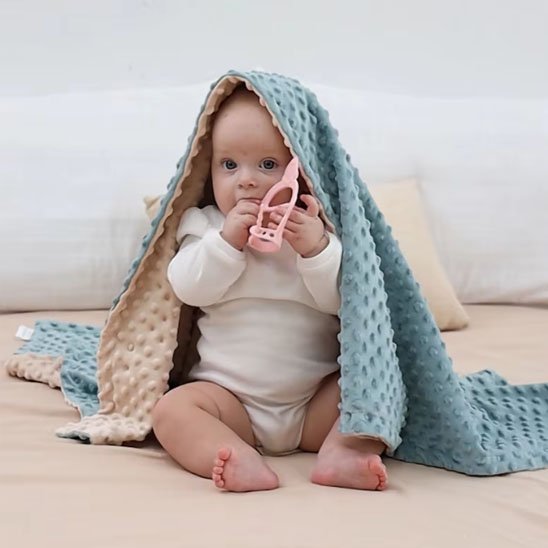 Couverture bébé | Coton Bio Ultra - Douce - Doux comme bébé