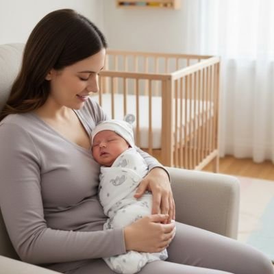 Couverture emmaillotage | Coton Bio Apaisant - Doux comme bébé