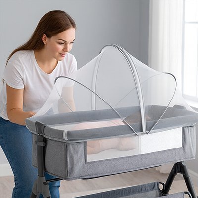Moustiquaire lit bébé | Protection Sommeil Paisible - Doux comme bébé