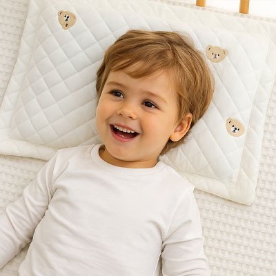 Oreiller bébé | Ergonomique Anti - plagiocéphalie - Doux comme bébé