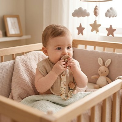 Attache tetine | Colorée Sécurisée - Doux comme bébé