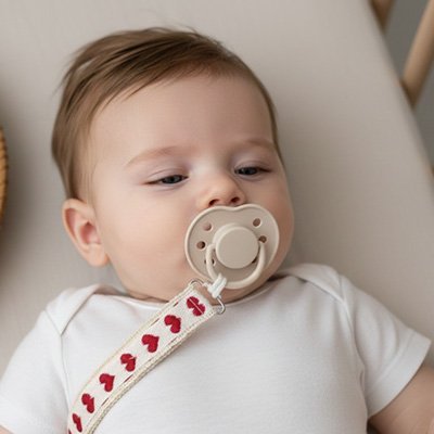 Attache tétine | Élégance Sécurisée - Doux comme bébé