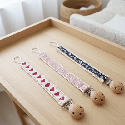 Attache tétine | Élégance Sécurisée - Doux comme bébé