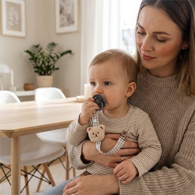 Attache tétine | Élégance & Sécurité - Doux comme bébé