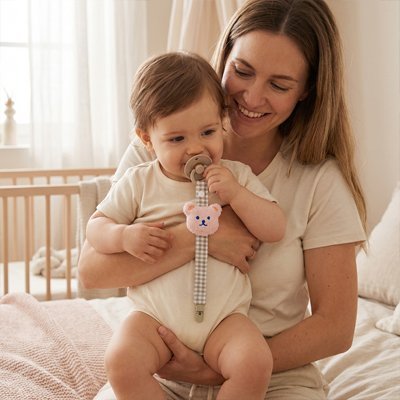 Attache tétine | Élégance & Sécurité - Doux comme bébé