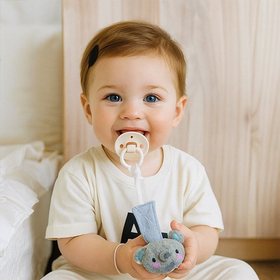 Attache tétine | Élégante Secure - Doux comme bébé