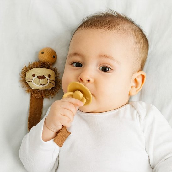 Attache tétine | Élégante Secure - Doux comme bébé