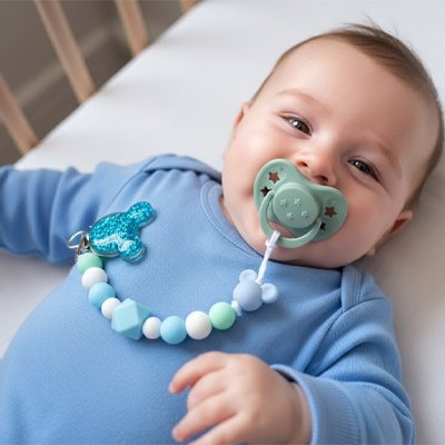 Attache tétine | Hygiénique - Doux comme bébé