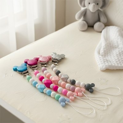 Attache tétine | Hygiénique - Doux comme bébé