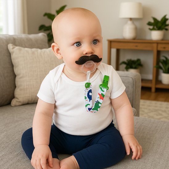 Attache tétine | Sécuri - Stylé - Doux comme bébé