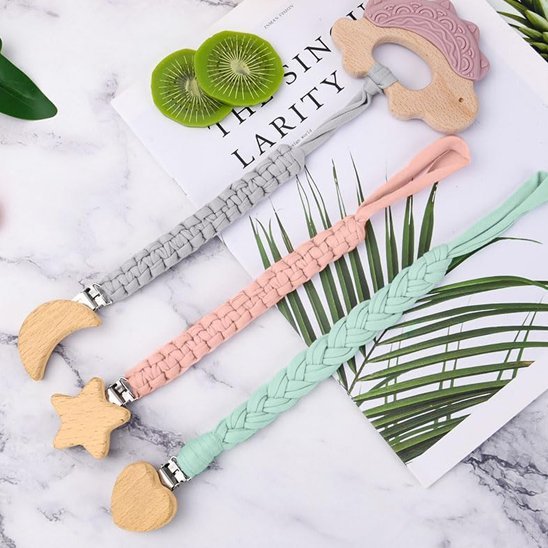 Attache tétine | SécuriBébé - Doux comme bébé