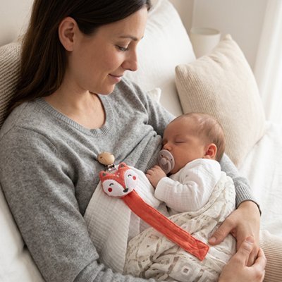 Attache tétine | Sécurisée et Pratique - Doux comme bébé