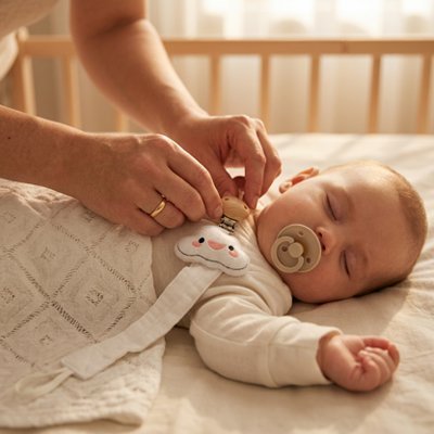 Attache tétine | Sécurisée et Pratique - Doux comme bébé