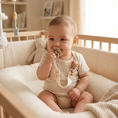 Attache tétine | Sécurisée et Tendance - Doux comme bébé