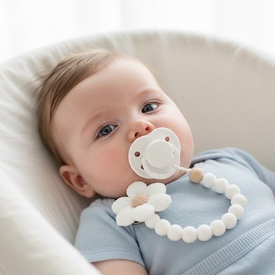 Attache tetine | Sécurisée Pratique - Doux comme bébé