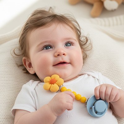 Attache tetine | Sécurisée Pratique - Doux comme bébé