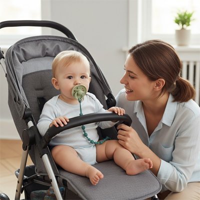 Attache tétine | Sécurité Élégante - Doux comme bébé