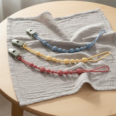 Attache tétine | Sécurité Élégante - Doux comme bébé