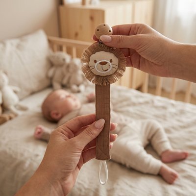 Attache tetine | Tendance Sécurisée - Doux comme bébé