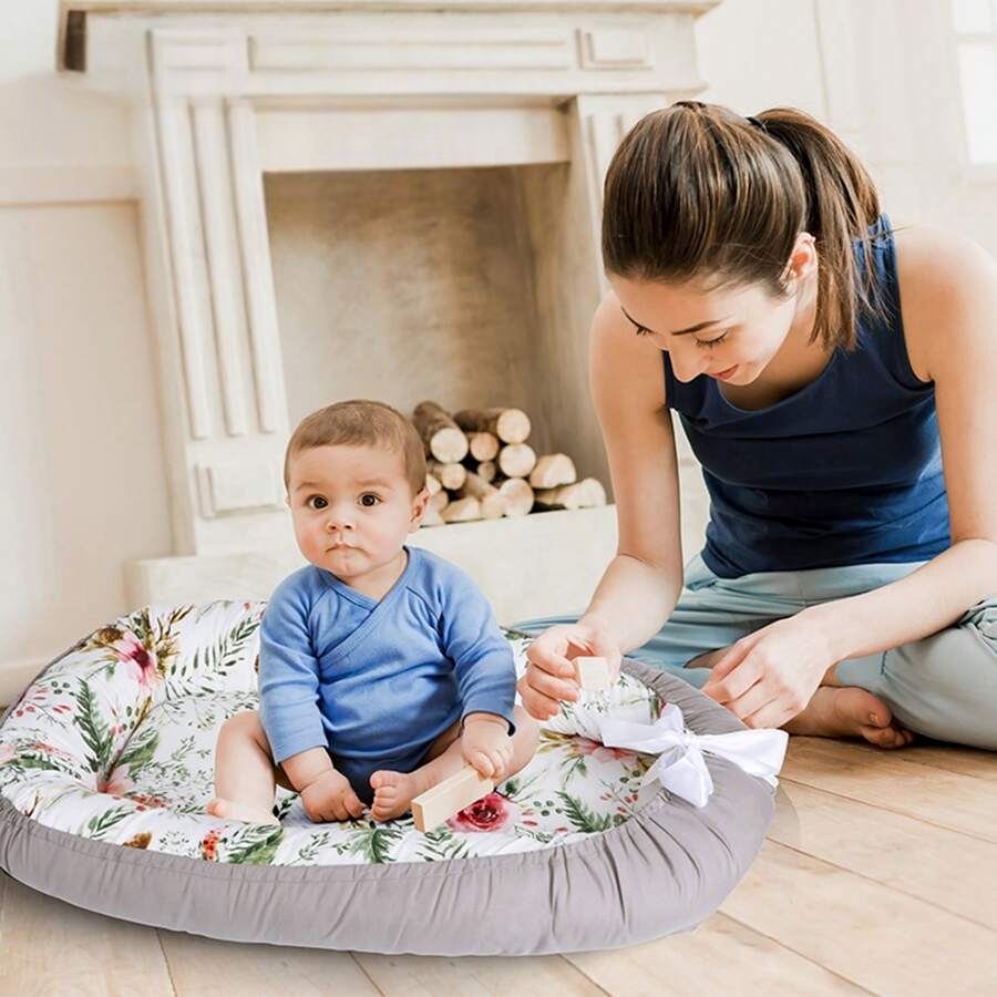 Berceau Bébé - NidPortableBébé™ - Fleurs - Doux comme bébé