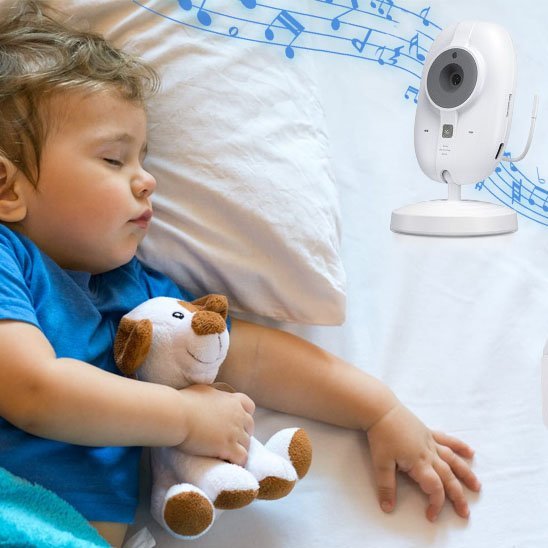 Caméra bébé | Vision HD Nocturne - Doux comme bébé