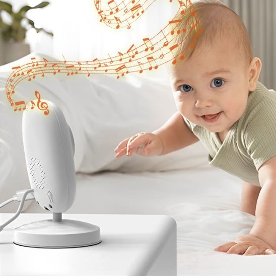 Caméra bébé | Vision HD Nocturne - Doux comme bébé