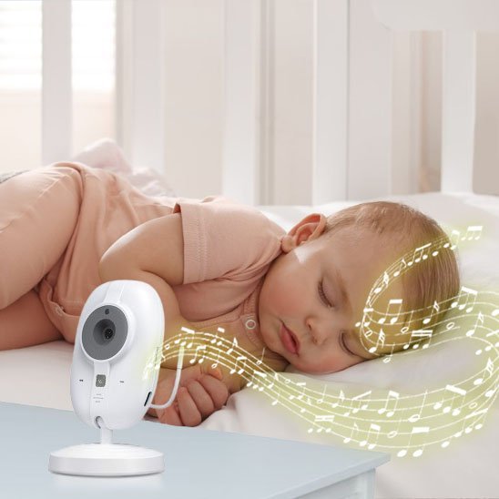 Caméra bébé | Vision HD Nocturne - Doux comme bébé