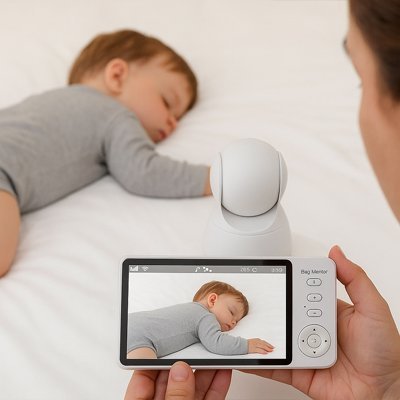 Camera bebe | Vision WiFi HD - Doux comme bébé