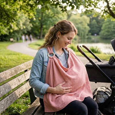 Cape d'allaitement | Confort Intime - Doux comme bébé