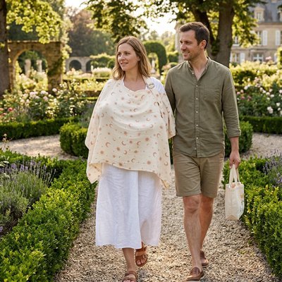 Cape d'allaitement | Discrétion Confort - Doux comme bébé
