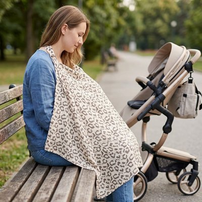 Cape d'allaitement | Discrétion Confort - Doux comme bébé