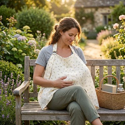 Cape d'allaitement | Élégante et Discrète - Doux comme bébé