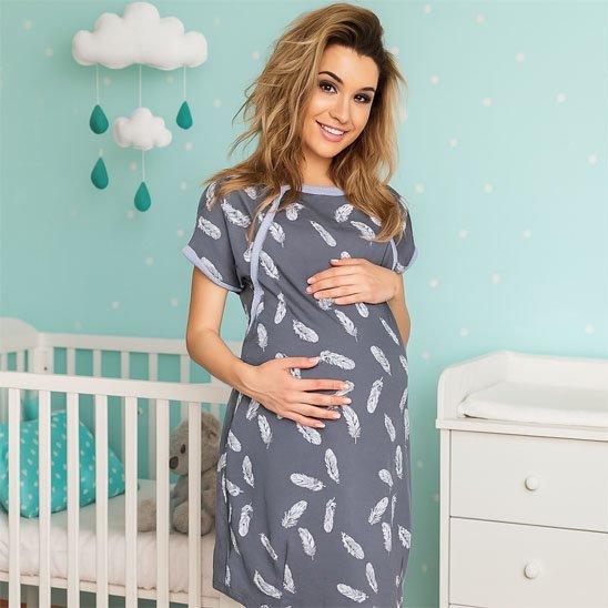 Chemise de nuit allaitement | Confort et Discrétion - Doux comme bébé