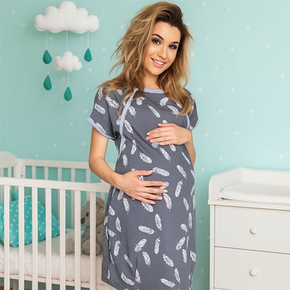 Chemise de nuit allaitement | Confort et Discrétion - Doux comme bébé