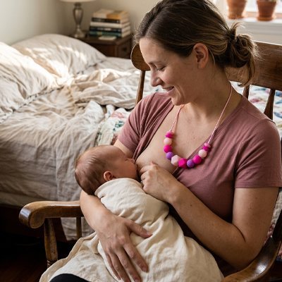 Collier d allaitement | Sensoriel Apaisant - Doux comme bébé