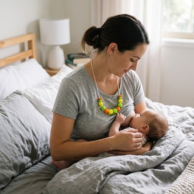 Collier d allaitement | Serein - Doux comme bébé