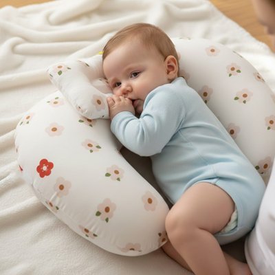 Coussin d'allaitement | Confort Ergonomique - Doux comme bébé