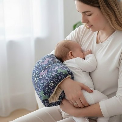 Coussin d'allaitement | Ergonomique - Doux comme bébé
