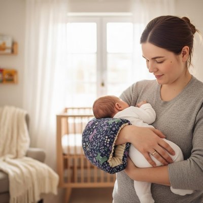 Coussin d'allaitement | Ergonomique - Doux comme bébé