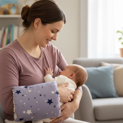 Coussin d'allaitement | Ergonomique - Doux comme bébé