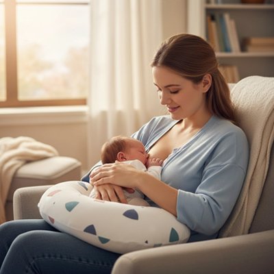 Coussin d'allaitement | Ergonomique - Doux comme bébé