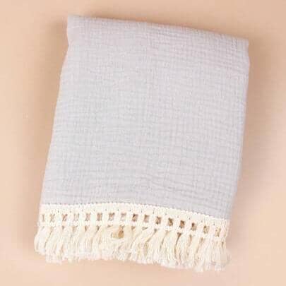 Couverture Bebe - BabyBlanket™ - Gris - Doux comme bébé