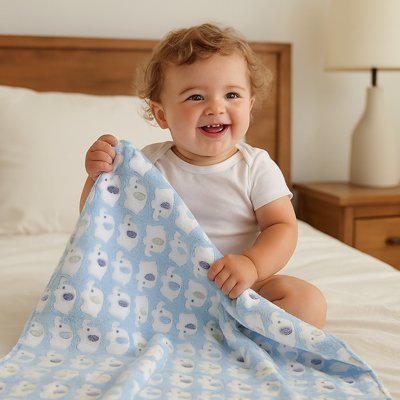 Couverture bebe | Coton Bio Doux - Doux comme bébé