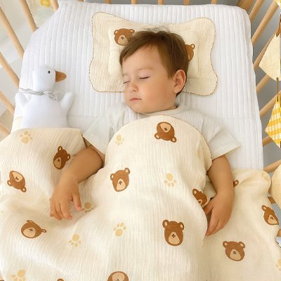 Couverture bébé | Ultra - douce en coton bio - Doux comme bébé