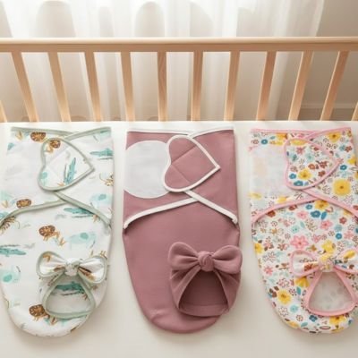 Couverture d'emmaillotage | Douceur Paisible - Doux comme bébé