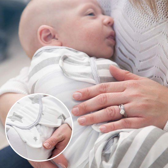 Couverture emmaillotage | 100% Coton Bio - Doux comme bébé