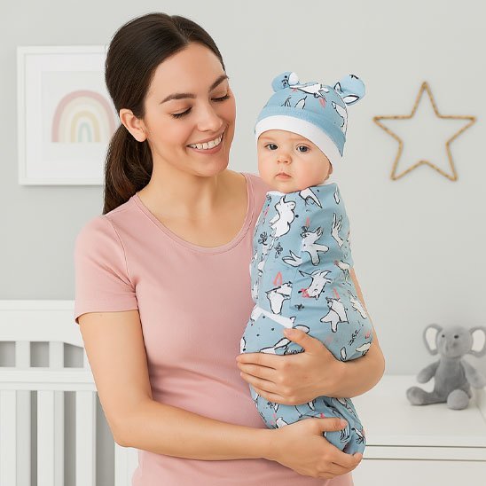 Couverture emmaillotage | CotonDoux - Doux comme bébé