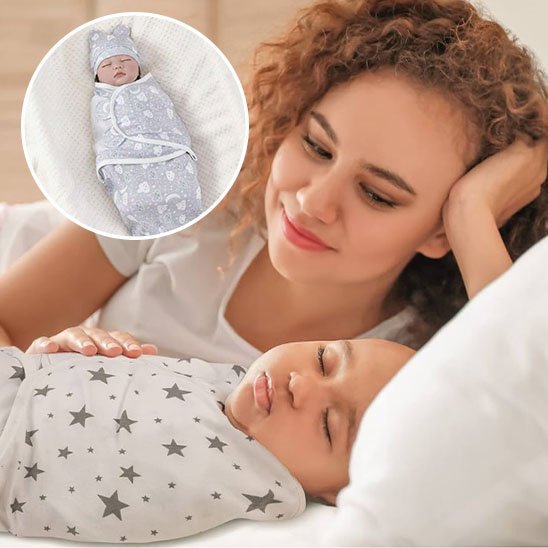 Couverture emmaillotage | SleepWell - Doux comme bébé