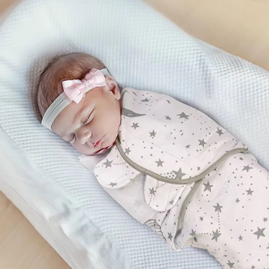 Couverture emmaillotage | SleepWell - Doux comme bébé