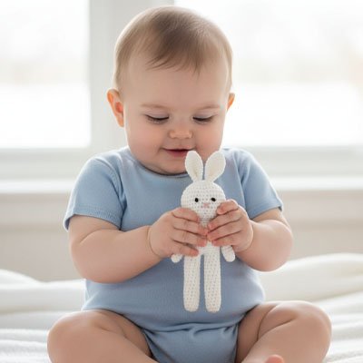 Doudou lapin | Bio - Doux - Doux comme bébé